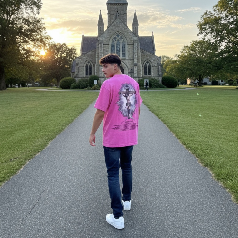 Pink Graphic T-Shirt